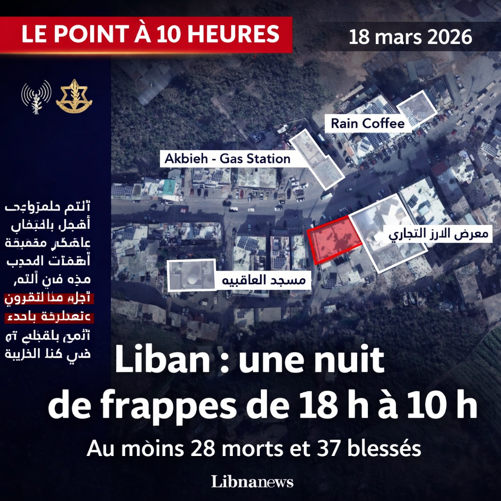 Liban : une nuit de frappes et d&rsquo;horreurs