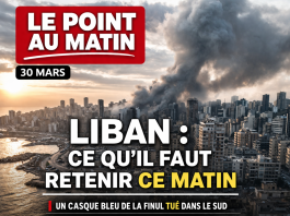 Liban : ce qu’il faut retenir ce matin