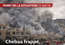 Un agent municipal tué à Chebaa par une frappe israélienne : le bilan au Liban atteint 394 morts dont 83 enfants après une nouvelle journée de bombardements Un agent municipal tué à Chebaa par une frappe israélienne : le bilan au Liban atteint 394 morts dont 83 enfants après une nouvelle journée de bombardements