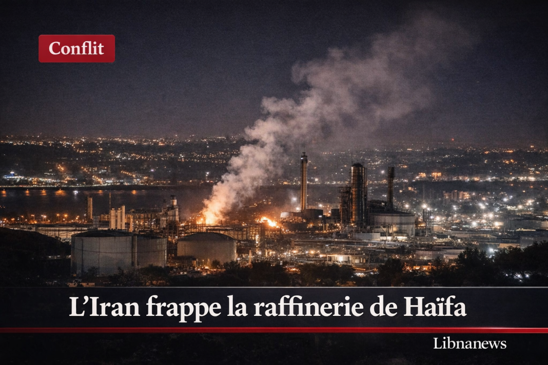 L’Iran frappe la raffinerie de Haïfa après les attaques américano-israéliennes sur le complexe pétrolier de Shahr Rey à Téhéran