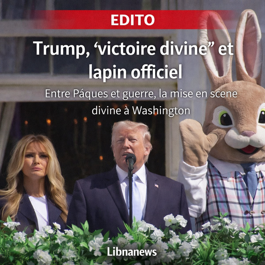 Pâques à Washington : l’ayatollah Trump et la victoire divine avec lapin officiel