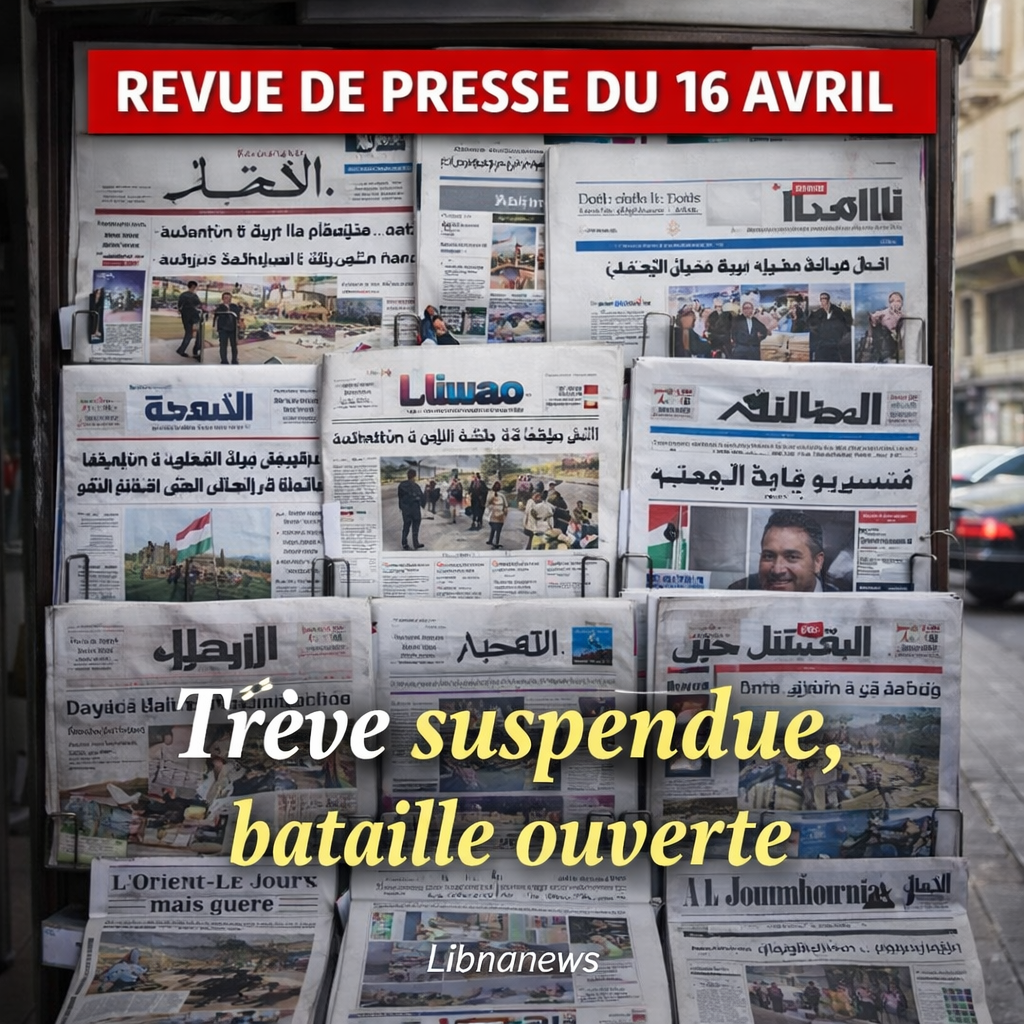 Revue de presse: une trêve encore suspendue entre la pression américaine et la bataille de Bint Jbeil Revue de presse: une trêve encore suspendue entre la pression américaine et la bataille de Bint Jbeil
