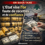 Gold, tax and revenue failure: why the Lebanese state is looking for money where trust has already been withdrawn