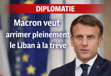 Macron veut arrimer pleinement le Liban à la trêve Macron veut arrimer pleinement le Liban à la trêve
