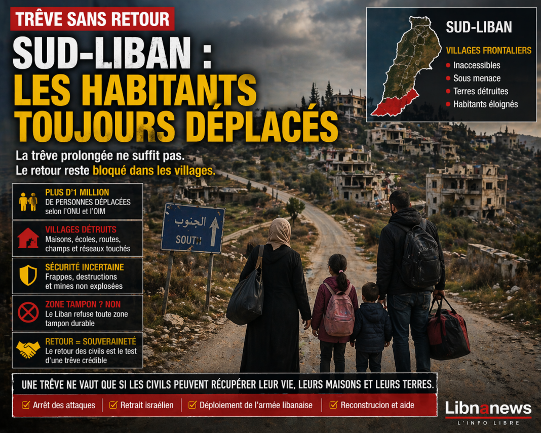 Sud-Liban : une trêve sans retour des habitants