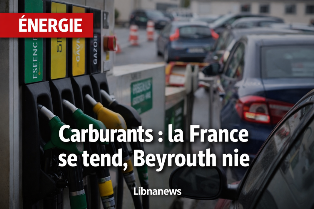 Fuels: France tends, Beirut denies