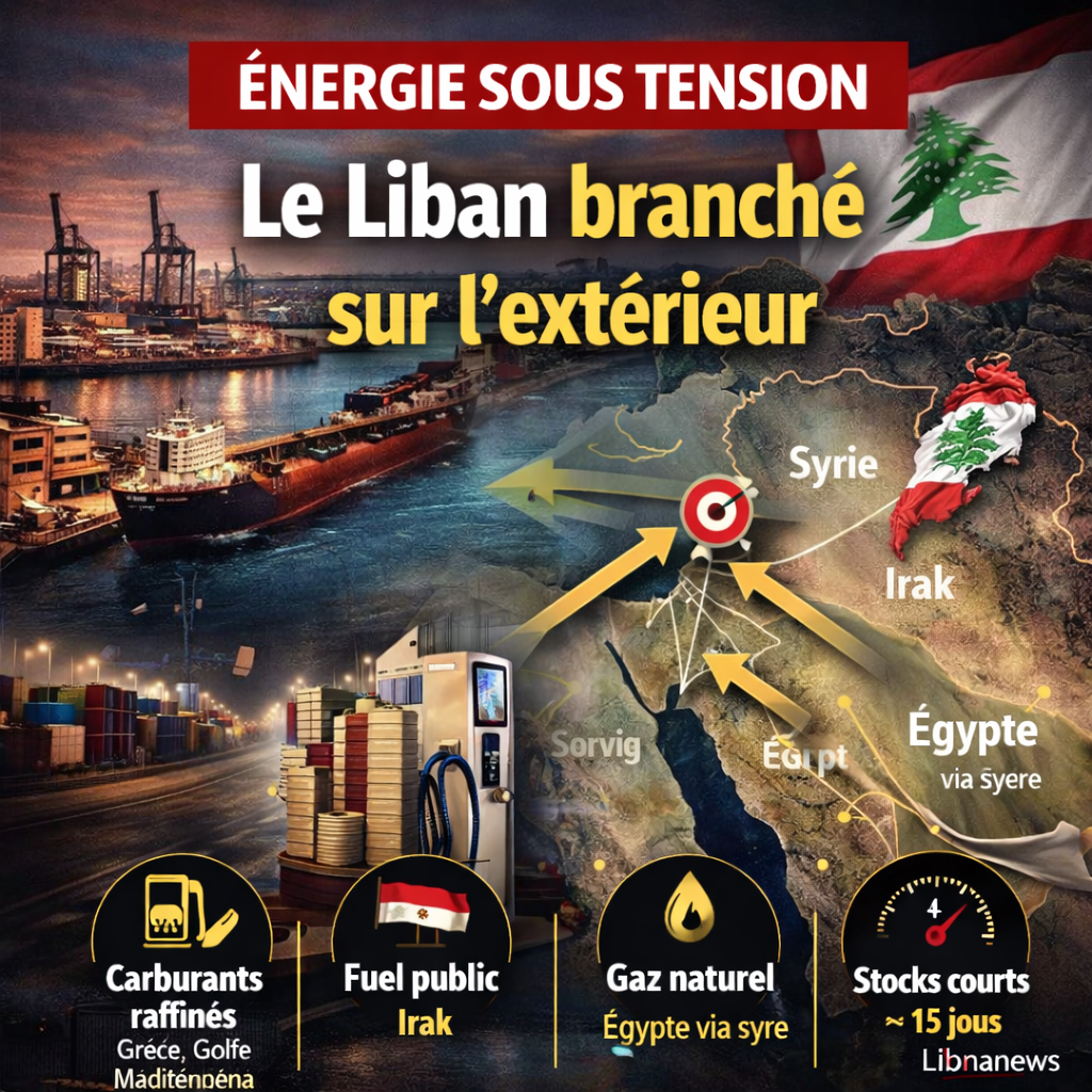 Pétrole et gaz : la dépendance du Liban