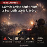 Tirs en l’air : l’armée arrête neuf personnes Tirs en l’air : l’armée arrête neuf personnes