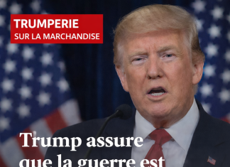 Trump dit la guerre presque finie ترامب يقول أن الحرب قد انتهت تقريبا