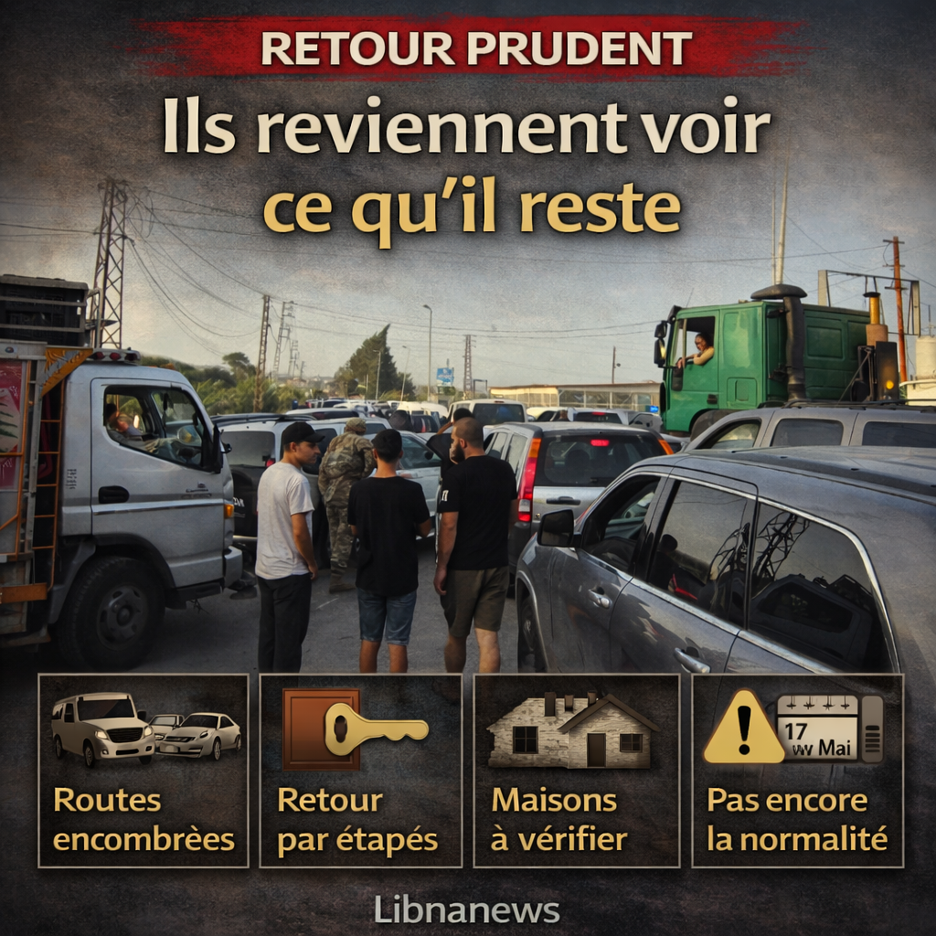 Ils reviennent voir ce qu’il reste : le retour prudent des familles dans les zones touchées