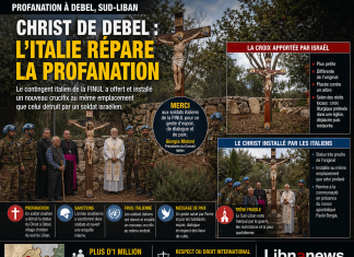 Christ de Debel : l’Italie répare la profanation ايطاليا تصلح التدنيس