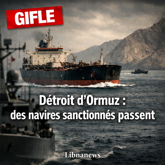 Strait of Ormuz: sanctioned ships pass