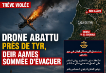 انتهاكات إسرائيلية جديدة لوقف إطلاق النار: التحليق الجوي لطائرة بدون طيار في صور وأوامر الإجلاء