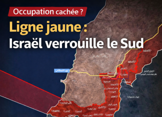 Yellow line: Israel locks South Lebanon