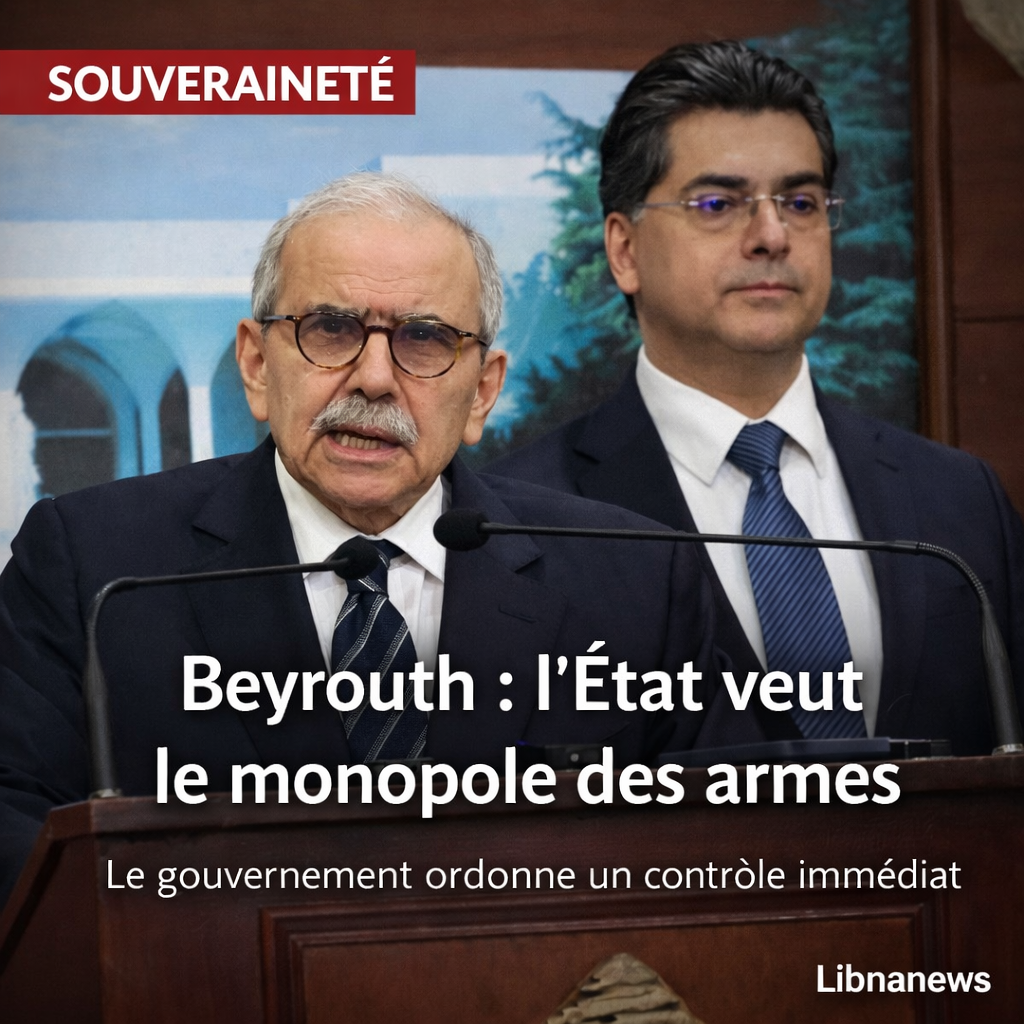 Beirut: government orders state monopoly on arms