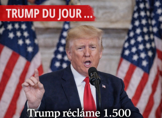 Trump réclame 1.500 milliards pour la défense T Trump claims $1,500 billion for defense