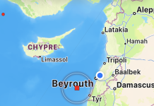 الزلزال في شرق البحر الأبيض المتوسط