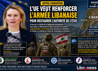 Armée libanaise : l’UE veut renforcer son appui الجيش اللبناني: يريد الاتحاد الأوروبي تعزيز الدعم