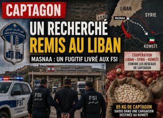 Captagon : un recherché remis au Liban Captagon : un recherché remis au Liban