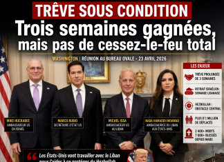 Trêve au Liban : trois semaines sous condition الهدنة في لبنان: ثلاثة أسابيع مشروطة