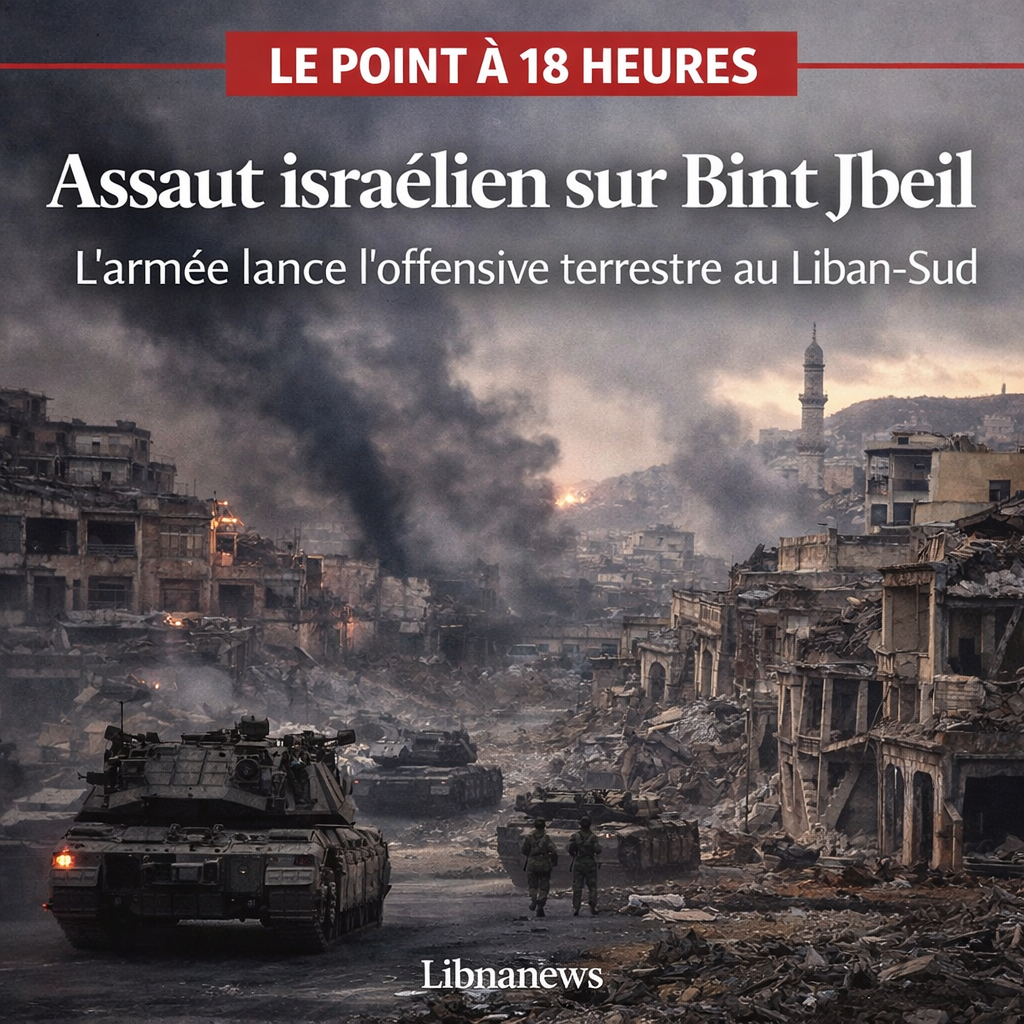 هجوم إسرائيلي على بنت جبيل: أطلق الجيش هجوما بريا في جنوب لبنان في 13 نيسان/أبريل