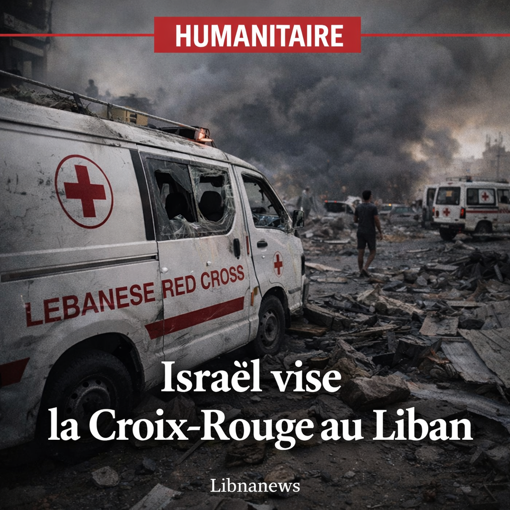 إسرائيل تستهدف الصليب الأحمر في لبنان