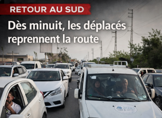 Dès minuit, les déplacés reprennent la route du Sud