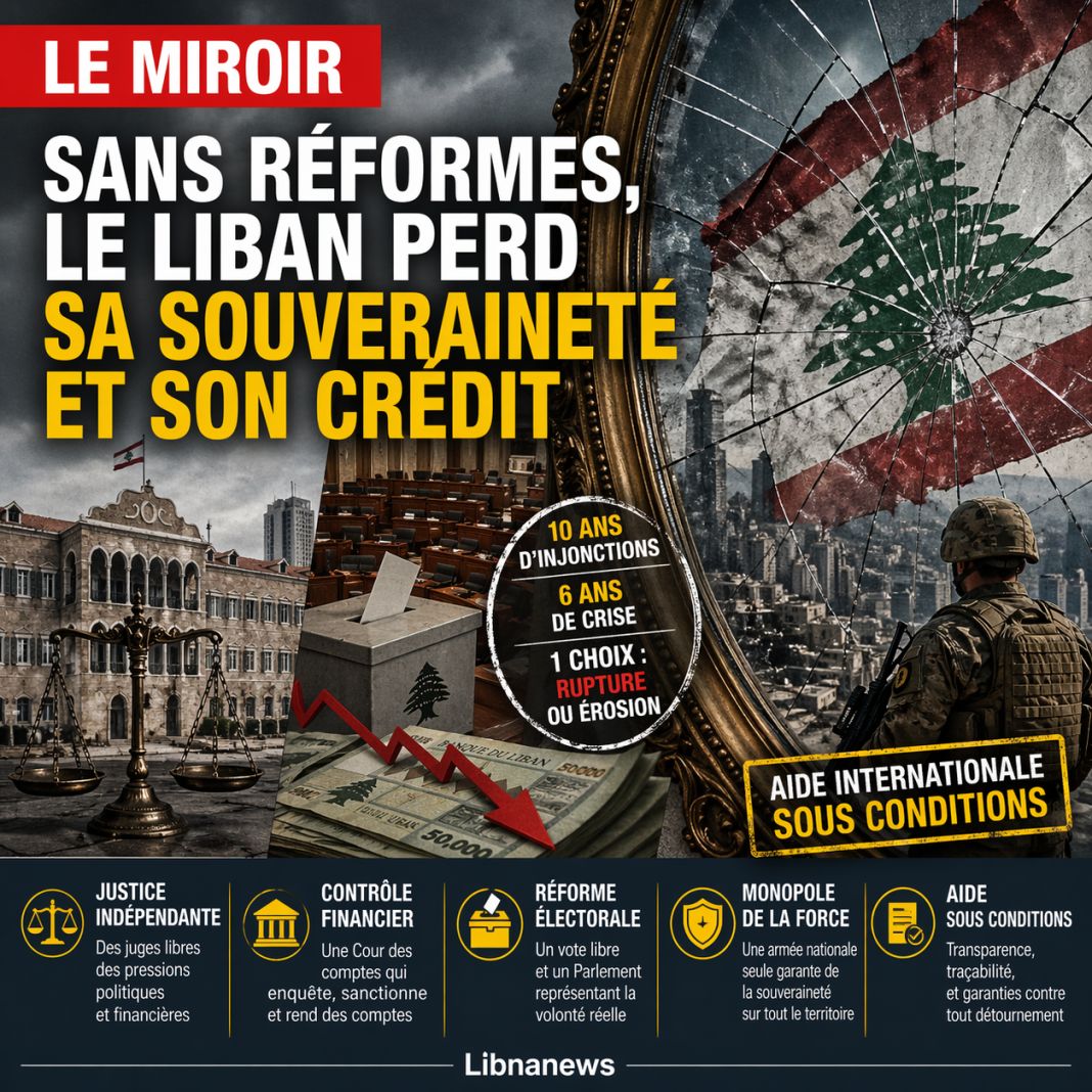 Does the mirror close on Lebanon?