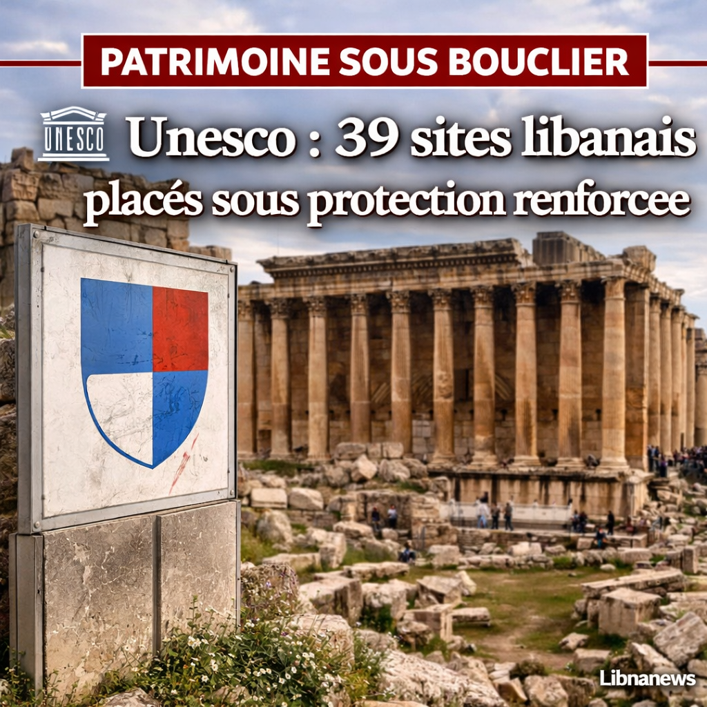 Unesco: 39 Lebanese sites under enhanced protection