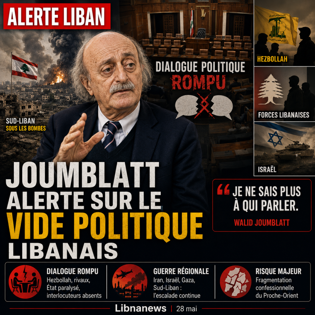 Hezbollah, Israël, Iran : Joumblatt sonne l’alarme