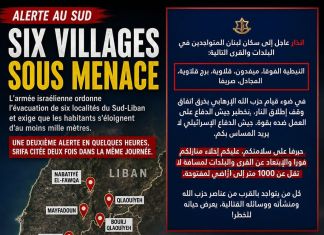 Sud-Liban : six villages sous menace