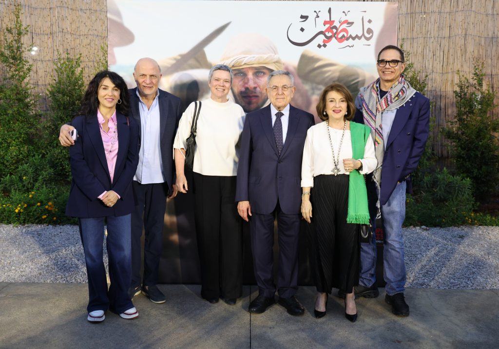 Rania et Dr. Walid El Khoury, S.E. Sandra De Waele, S.E. Fouad et Hoda Siniora, et Dr. Basel Dalloul Photo: Fadi Nashwi & Michel Sabbagh, Courtesy of the Dalloul Art Foundation (DAF)