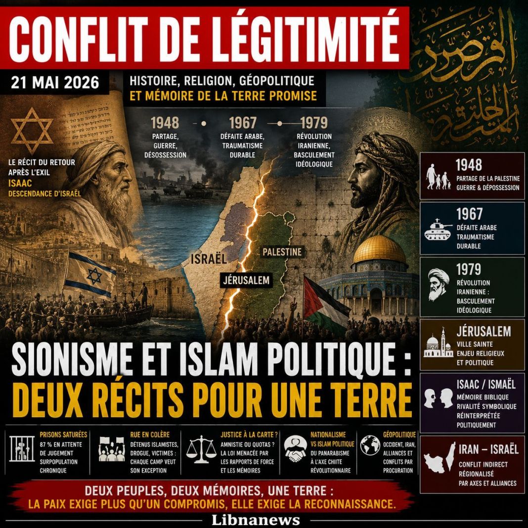 Islam politique, sionisme et conflit de légitimité :Histoire, religion, géopolitique et mémoire de la Terre Promise