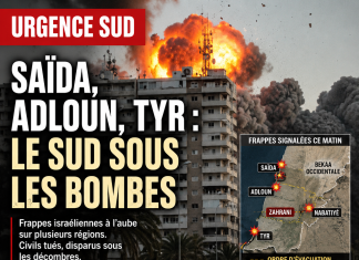 Sud-Liban : bilan des bombardements ce matin Libnanews