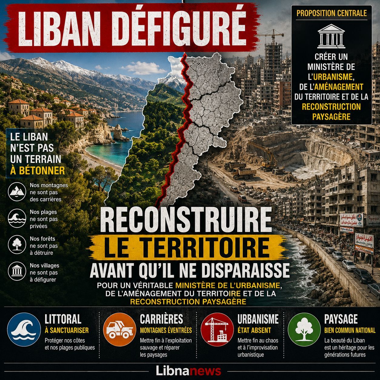 LE LIBAN DÉFIGURÉ