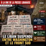 Press review: Lebanon suspended from regional negotiations and the southern front