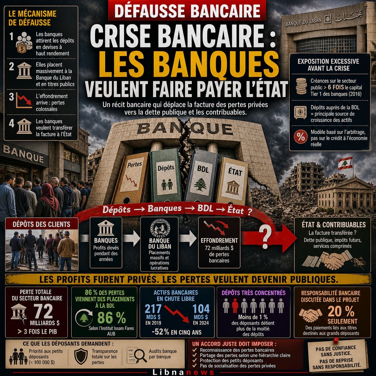 Crise bancaire: les banques tentent toujours la défausse