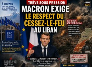 Macron insiste sur le cessez-le-feu au Liban Macron insiste sur le cessez-le-feu au Liban