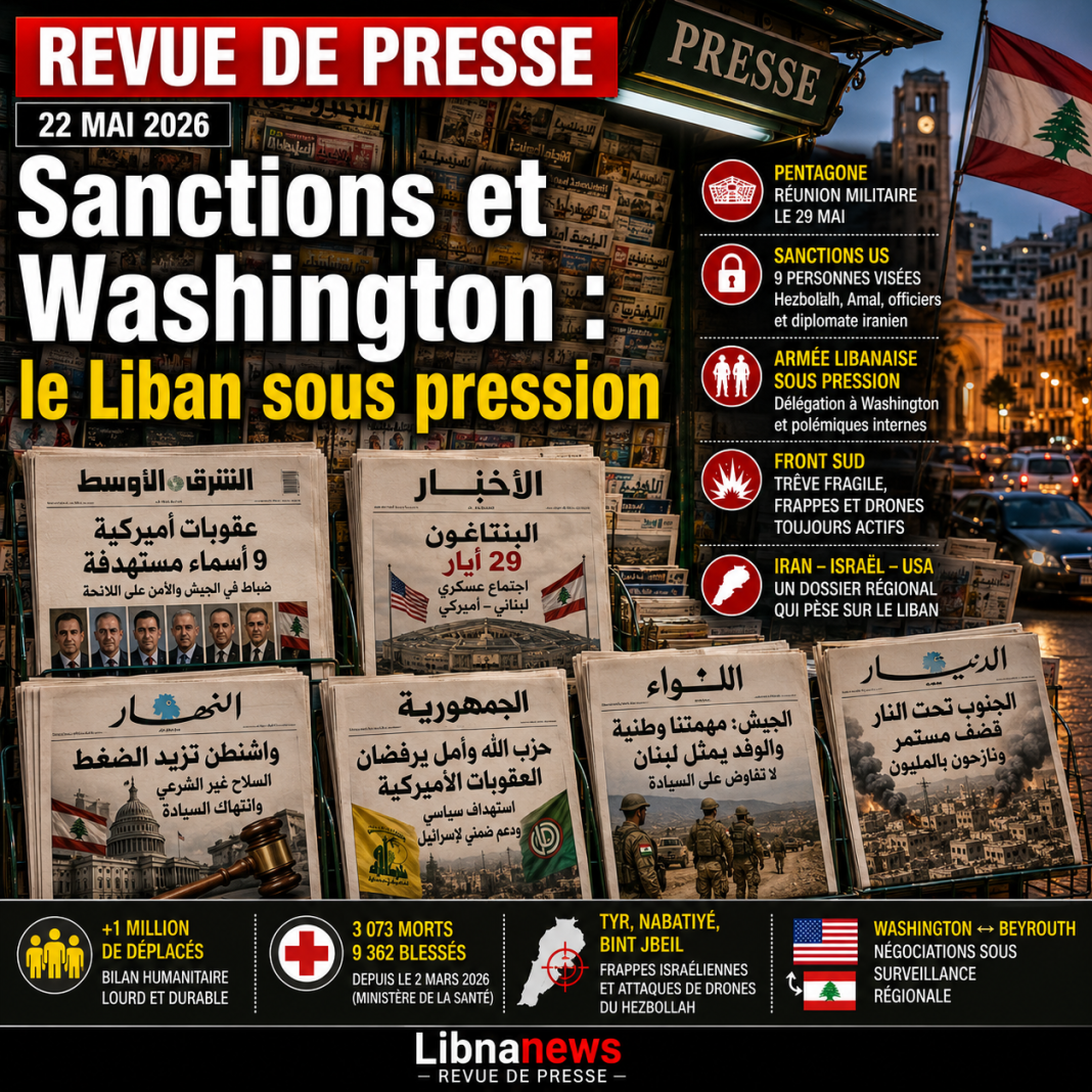 Revue de presse: sanctions américaines et négociations de Washington sous tension