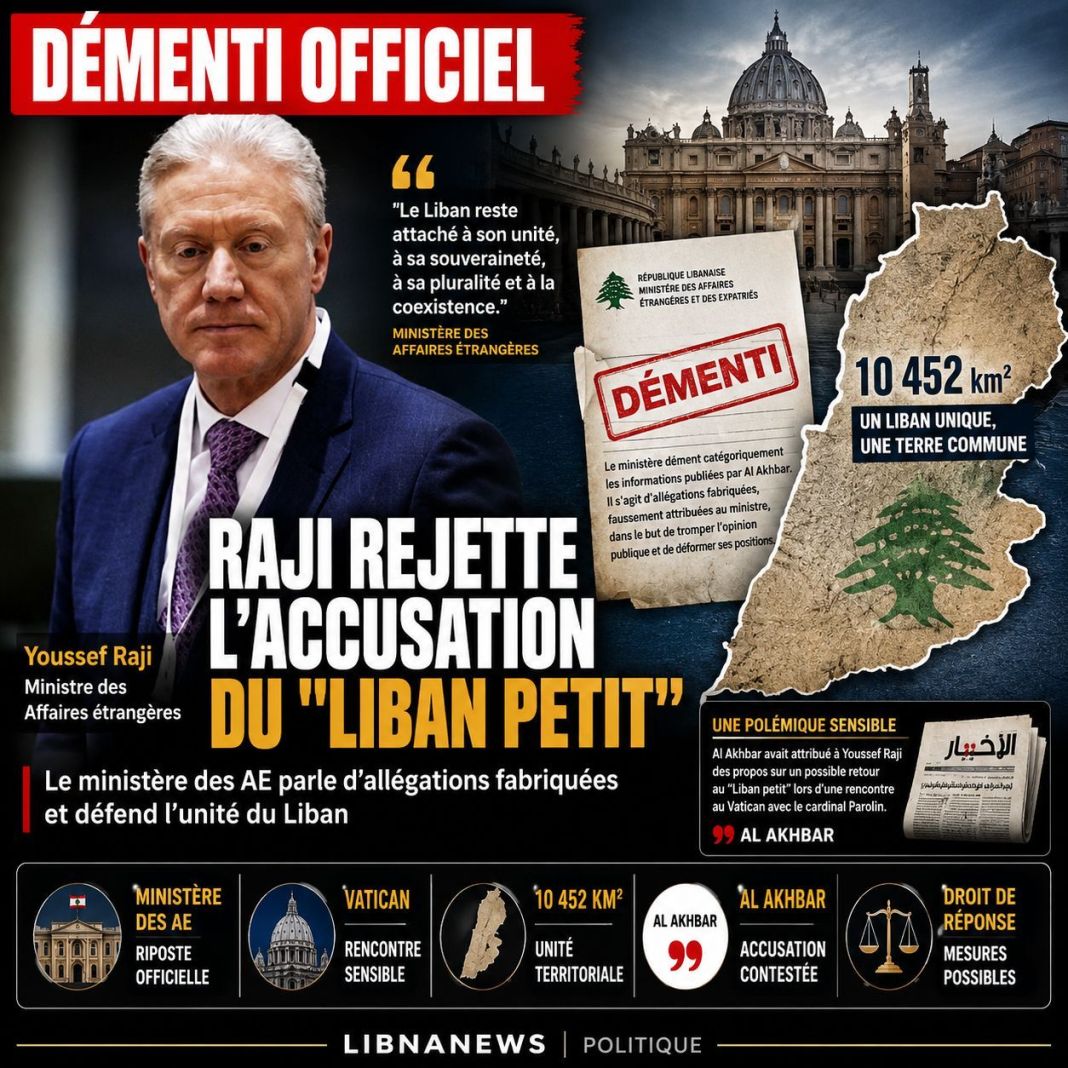 Liban petit : Raji dément par la diplomatie
