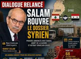 Salam relance le dialogue avec la Syrie