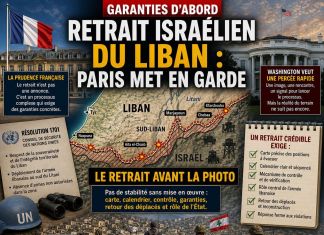 Retrait israélien du Liban: Paris met en garde Retrait israélien du Liban: Paris met en garde