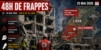 Liban : Sir al-Gharbiyeh, 48 heures de frappes