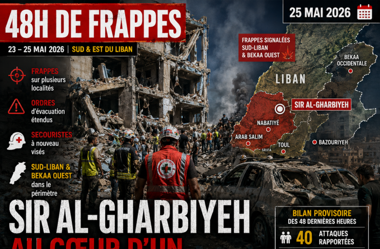 Liban : Sir al-Gharbiyeh, 48 heures de frappes