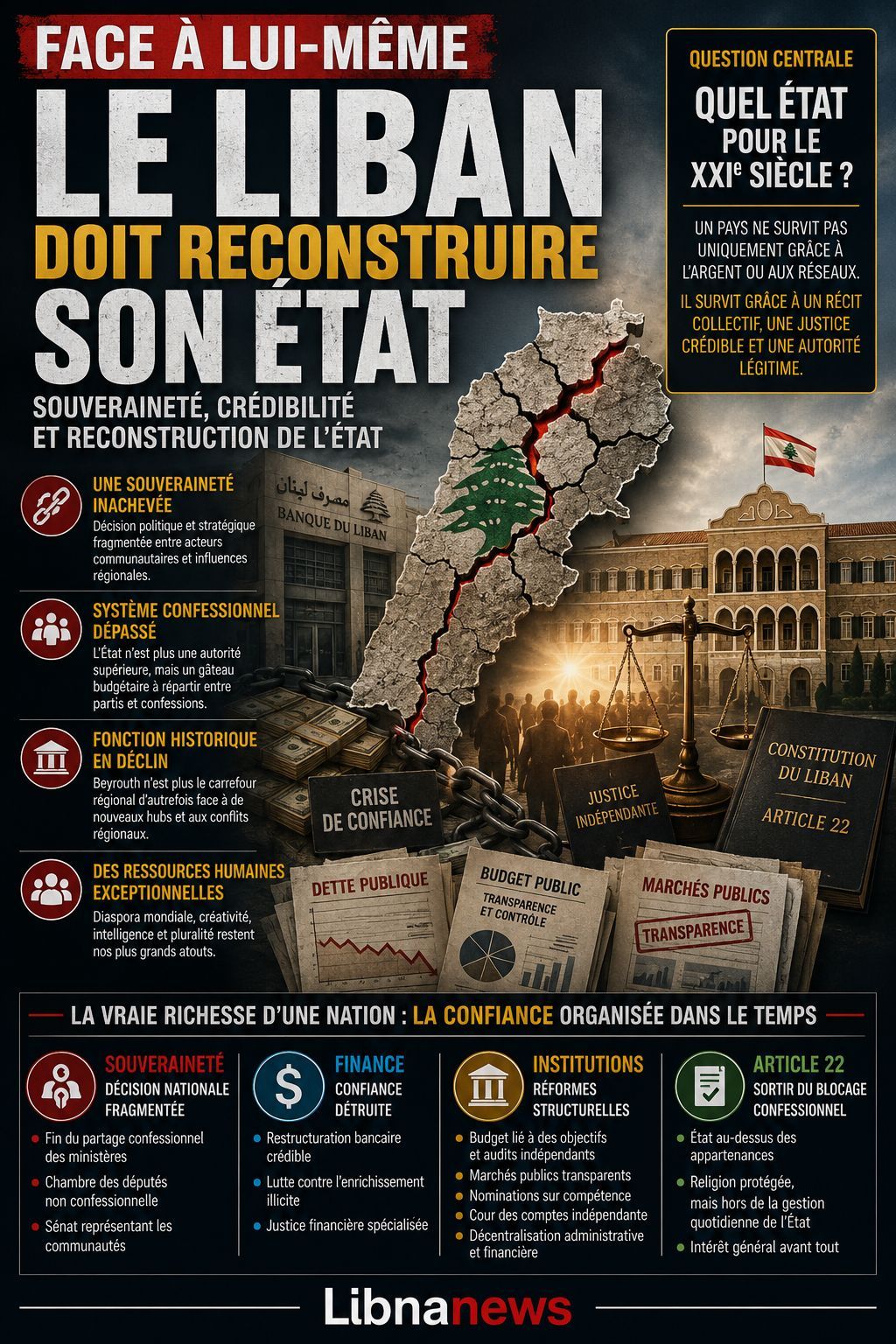 LE LIBAN FACE À LUI-MÊMESouveraineté, crédibilité et reconstruction de l’État