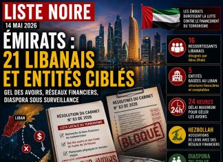 Émirats : 21 Libanais désignés comme "terroristes"