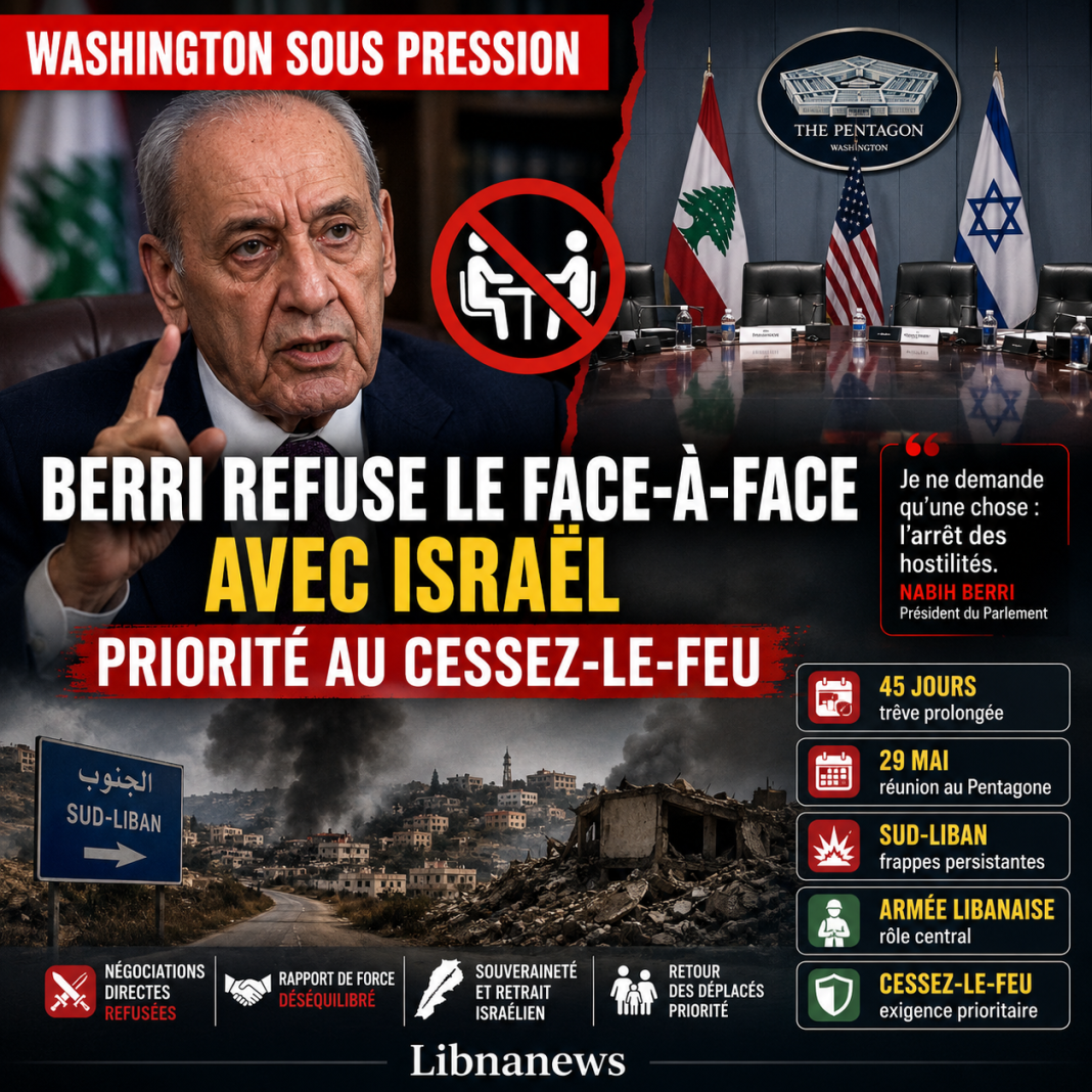 Cessez-le-feu au Liban : Berri hausse le ton