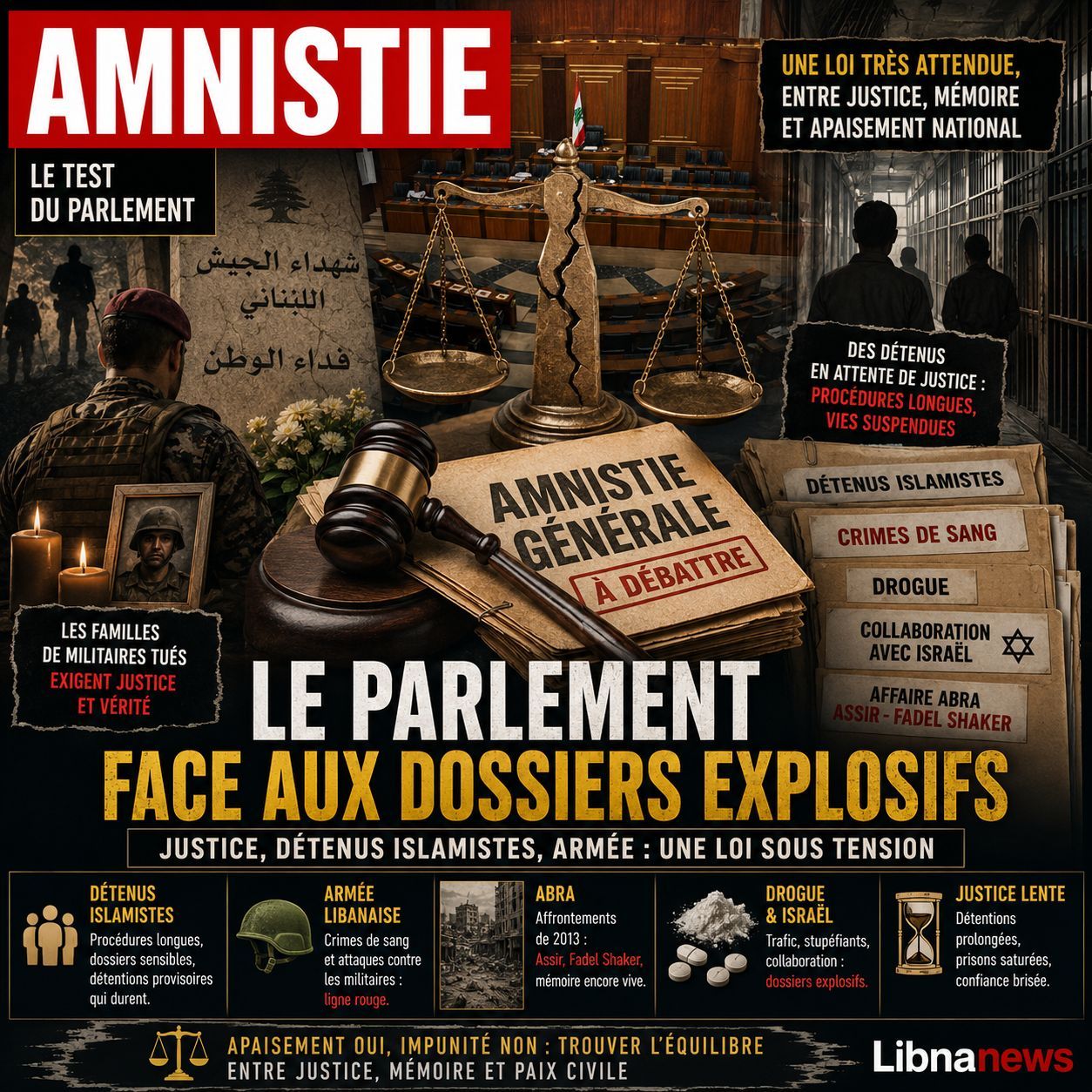 Fadel Shaker, Assir et l’amnistie en débat