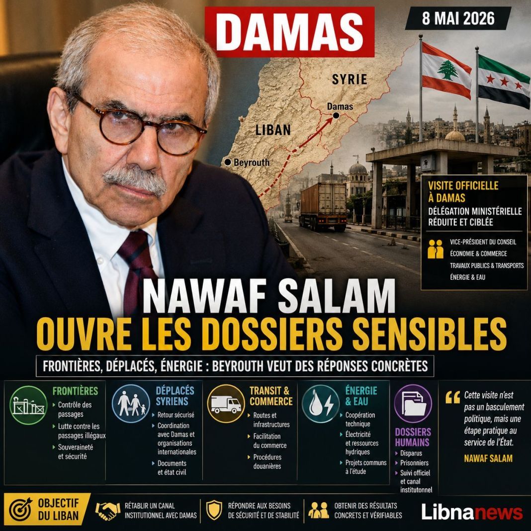 Nawaf Salam à Damas : les dossiers clés