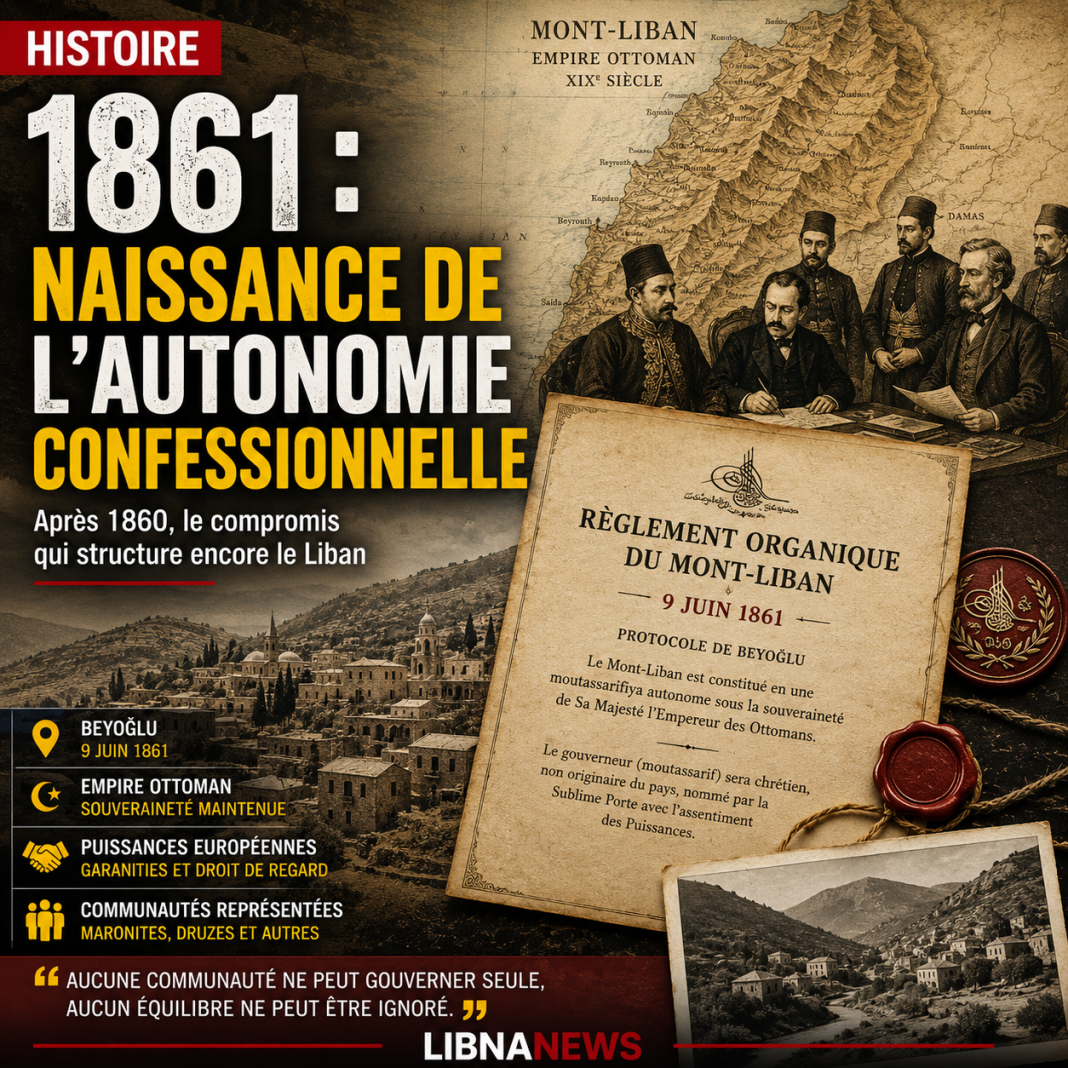 9 juin 1861 : le Mont-Liban entre dans l’ère de l’autonomie confessionnelle